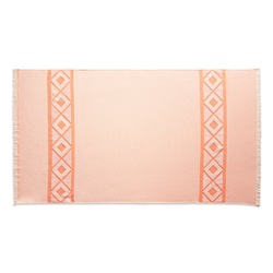 MALEK. Serviette de toilette multifonctionnelle et de bain (350g/m²) en coton léger et résistant (85%) et en coton recyclé (15%)