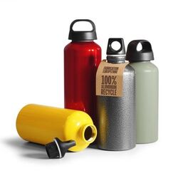 Bouteille aluminium recyclé 750ml