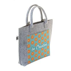 sac à bandoulière RPET personnalisable CreaFelt Cross