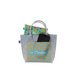 sac à bandoulière RPET personnalisable CreaFelt Cross