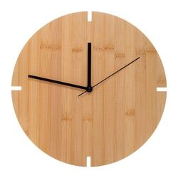 horloge murale en bambou Tokei