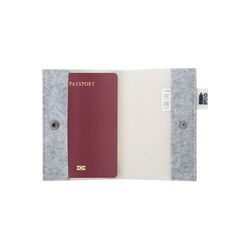 housse pour passeport personnalisable RPET CreaFelt Pass