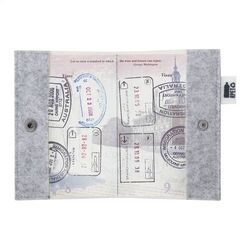 Housse Pour Passeport Personnalisable Rpet CreaFelt Pass