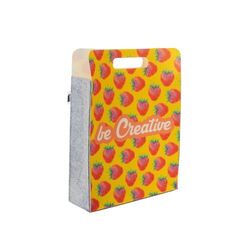sac à provisions RPET personnalisable CreaFelt Shop D