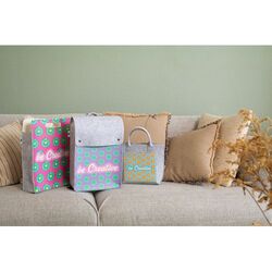 sac à provisions RPET personnalisable CreaFelt Shop D