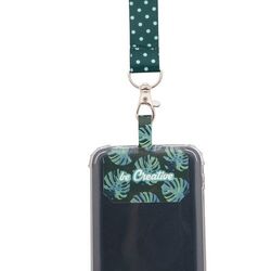 tour de cou avec insert portable en RPET personnalisable Subyard Mobile RPET