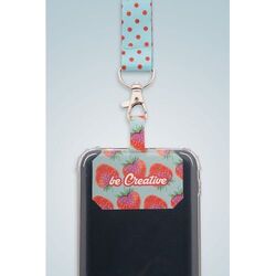 tour de cou avec insert portable en RPET personnalisable Subyard Mobile RPET