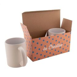 Boîte pour deux mugs sur mesure CreaBox Mug Double