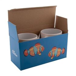 Boîte pour deux mugs sur mesure CreaBox Mug Double