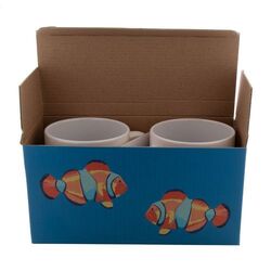 Boîte pour deux mugs sur mesure CreaBox Mug Double