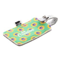 étiquette de bagage RPET personnalisable CreaFelt Tag