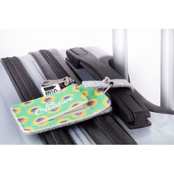 étiquette de bagage RPET personnalisable CreaFelt Tag