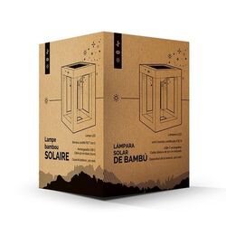 LAMPE SOLAIRE EN BAMBOU