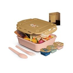 BOITE REPAS (LUNCH BOX) 1.2 l AVEC COUVERCLE, CUILLERE ET FOURCHETTE