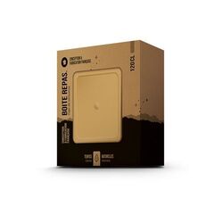 BOITE REPAS (LUNCH BOX) 1.2 l AVEC COUVERCLE, CUILLERE ET FOURCHETTE