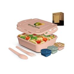 BOITE REPAS (LUNCH BOX) 1.2 l AVEC COUVERCLE, CUILLERE ET FOURCHETTE