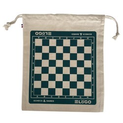 Pochon 3 JEUX EN 1 : petits chevaux / dames / échecs - France