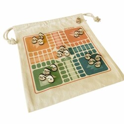 Pochon 3 JEUX EN 1 : petits chevaux / dames / échecs - France