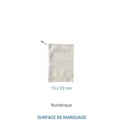 Pochon coton gradué personnalisable