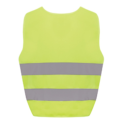 Gilet haute visibilité de signalisation en rPET GRS 3-6 ans