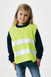 Gilet haute visibilité de signalisation en rPET GRS 3-6 ans