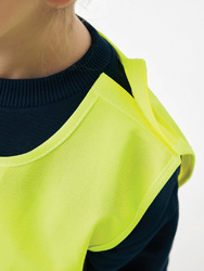 Gilet haute visibilité de signalisation en rPET GRS 3-6 ans