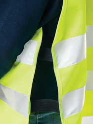Gilet haute visibilité de signalisation en rPET GRS 3-6 ans
