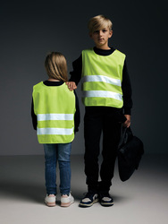 Gilet haute visibilité de signalisation en rPET GRS 3-6 ans