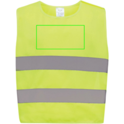 Gilet haute visibilité de signalisation en rPET GRS 3-6 ans
