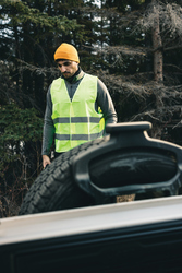 Gilet haute visibilité de signalisation en rPET GRS