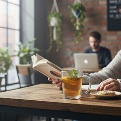 Mug en verre 310ml GLAMU