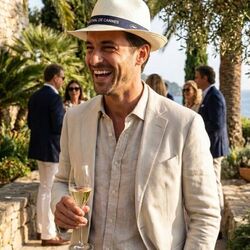 Chapeau papier écru DOULOS