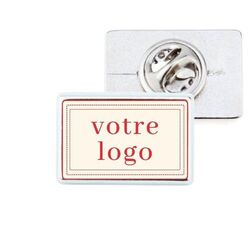 Pin's rectangulaire - France