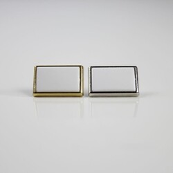 Pin's rectangulaire - France - Gris Argent
