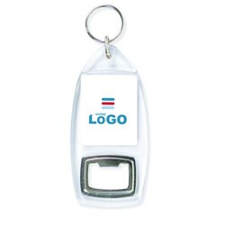 Porte-clé Décapsuleur translucide
