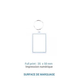 Porte-clé rectangulaire - France