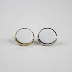 Pin's rond 20 mm - France - Doré