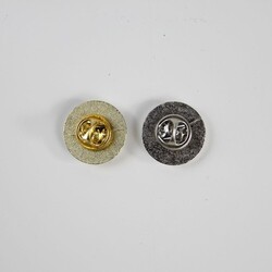 Pin's rond 20 mm - France - Doré