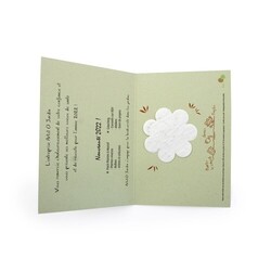 Carte papier végétal