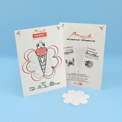 Papillon papier graines