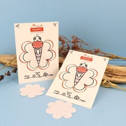 Papillon papier graines