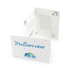 Papier graines 2 volets