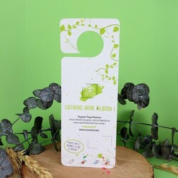 Accroche papier graines