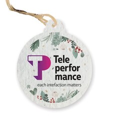 Boule de Noël papier graines