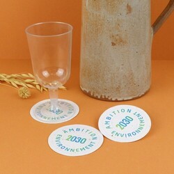 Sous Bock papier graines