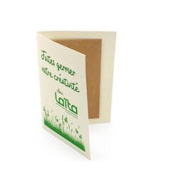 Carte papier végétal