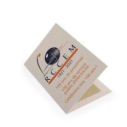 Carte papier végétal