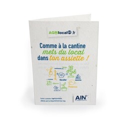 Papier graines 2 volets