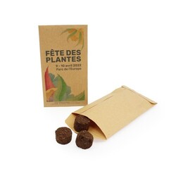 Palets à graines en sachet kraft