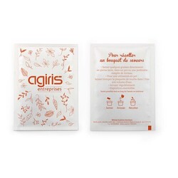 Sachet graines 1 couleur 82x110mm